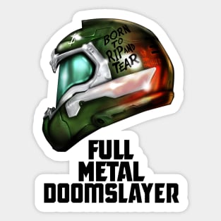 Full Metal Doomslayer v2 Sticker